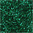 Miyuki Delica Seed Beads, 11/0 Size, Silver Lined Emerald DB605 (2.5" Tube)