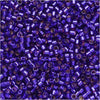 Miyuki Delica Seed Beads, 11/0 Size, Silver Lined Violet DB610 (2.5