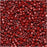Miyuki Delica Seed Beads, 11/0 Size, Dyed Opaque Cranberry DB654 (2.5" Tube)