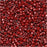 Miyuki Delica Seed Beads, 11/0 Size, Dyed Opaque Cranberry DB654 (2.5" Tube)