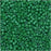 Miyuki Delica Seed Beads, 11/0 Size, #655 Dyed Opaque Kelly Green (2.5" Tube)