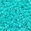 Miyuki Delica Seed Beads, 11/0 Size, Dyed Opaque Turquoise Green DB658 (2.5