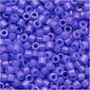 Miyuki Delica Seed Beads, 11/0 Size, Dyed Opaque Purple DB661 (2.5