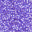 Miyuki Delica Seed Beads, 11/0 Size, Silver Lined Purple Semi Matte DB694 (2.5" Tube)