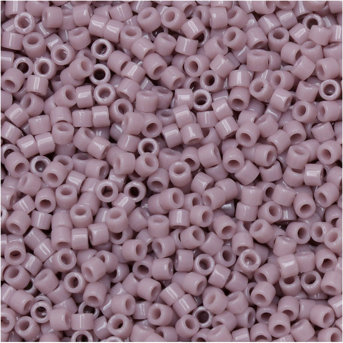 Miyuki Delica Seed Beads, 11/0 Size, #728 Opaque Lilac (2.5" Tube)