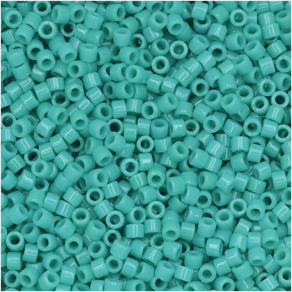 Miyuki Delica Seed Beads, 11/0 Size, #729 Opaque Turquoise (2.5" Tube)