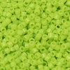 Miyuki Delica Seed Beads, 11/0 Size, #733 Opaque Chartreuse (2.5