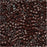 Miyuki Delica Seed Beads, 11/0 Size, Opaque Chocolate Brown DB734 (2.5" Tube)