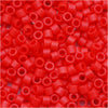 Miyuki Delica Seed Beads, 11/0 Size, Opaque Matte Red DB753 (2.5