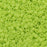 Miyuki Delica Seed Beads, 11/0 Size, #763 Matte Opaque Chartreuse (2.5" Tube)