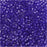 Miyuki Delica Seed Beads, 11/0 Size, #785 Dyed Matte Transparent Violet (2.5" Tube)