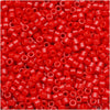 Miyuki Delica Seed Beads, 11/0 Size, Opaque Red Dyed DB791 (2.5