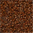 Miyuki Delica Seed Beads, 11/0 Size, Dyed Matte Opaque Sienna DB794 (2.5" Tube)