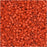 Miyuki Delica Seed Beads, 11/0, #795 Matte Opaque Vermillion Dyed Red-Orange (2.5" Tube)