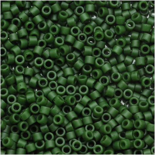 Miyuki Delica Seed Beads, 11/0 Size, Opaque Olive Green DB797 (2.5" Tube)