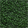 Miyuki Delica Seed Beads, 11/0 Size, Opaque Olive Green DB797 (2.5