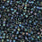 Miyuki Delica Seed Beads, 11/0 Size, #871 Matte Opaque Gray AB (2.5" Tube)