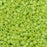 Miyuki Delica Seed Beads, 11/0 Size, #876 Matte Opaque Chartreuse AB (7.2 Gram Tube)