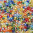 Miyuki Delica Seed Beads, 11/0 Size, Mix Multi Rainbow AB (7.2 Grams)