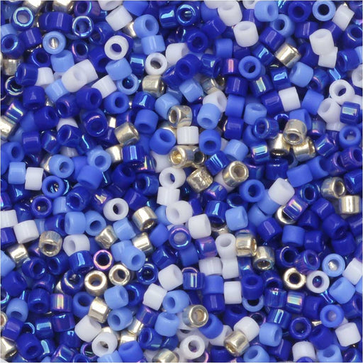 Miyuki Delica Seed Beads, 11/0 Size, #DB-MIX9019 Winter Holiday Mix (7.2 Gram Tube)