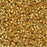 Miyuki Delica Seed Beads, 11/0 Size Duracoat Galvanized Gold DB1832, Bulk Bag (50g)