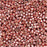 Miyuki Delica Seed Beads, 11/0 Duracoat Galvanized Dark Coral DB1839, Bulk Bag (50g)