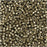 Miyuki Delica Seed Beads, 11/0 #1852 Duracoat Galvanized Pewter Gold Tone, Bulk Bag (50g)
