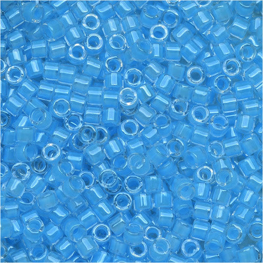 Miyuki Delica Seed Beads, 11/0 Size Luminous Ocean Blue DB2039, Bulk Bag (50g)