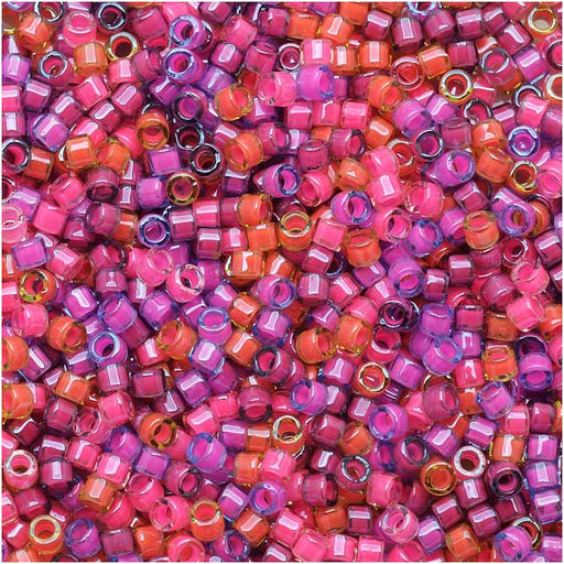 Miyuki Delica Seed Beads, 11/0 Size Luminous Mix 4 DB2064, Bulk Bag (50g)