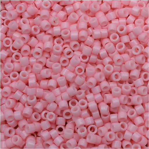 Miyuki Delica Seed Beads, 11/0 Duracoat Opaque Light Carnation Pink DB2116, Bulk Bag (50g)