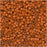 Miyuki Delica Seed Beads, 11/0 #2287 Frosted Opaque Glazed Burnt Orange, Bulk Bag (50g)