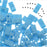 Miyuki Half Tila 2 Hole Rectangle Beads 5x2.3mm - Opaque Turquoise Blue 7.8 Grams