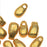 Miyuki Long Drop Glass Beads 5.5x3mm - Galvanized Gold (25 Grams)