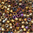 Miyuki Delica Seed Beads, 10/0 Size, Metallic Purple Gold Iris DBM0029 (7.2 Grams)