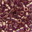 Miyuki Delica Seed Beads, 10/0 Size, Gold Luster Amethyst DBM0108 (7.2 Grams)