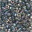 Miyuki Delica Seed Beads, 10/0 Size, Transparent Grey Luster AB DBM0111 (7.2 Grams)