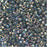 Miyuki Delica Seed Beads, 10/0 Size, Transparent Grey Luster AB DBM0111 (7.2 Grams)