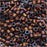 Miyuki Delica Seed Beads, 10/0 Size, Matte Metallic Copper DBM0312 (7.2 Grams)