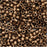 Miyuki Delica Seed Beads, 10/0 Size, Matte Metallic Gold DBM0322 (7.2 Grams)