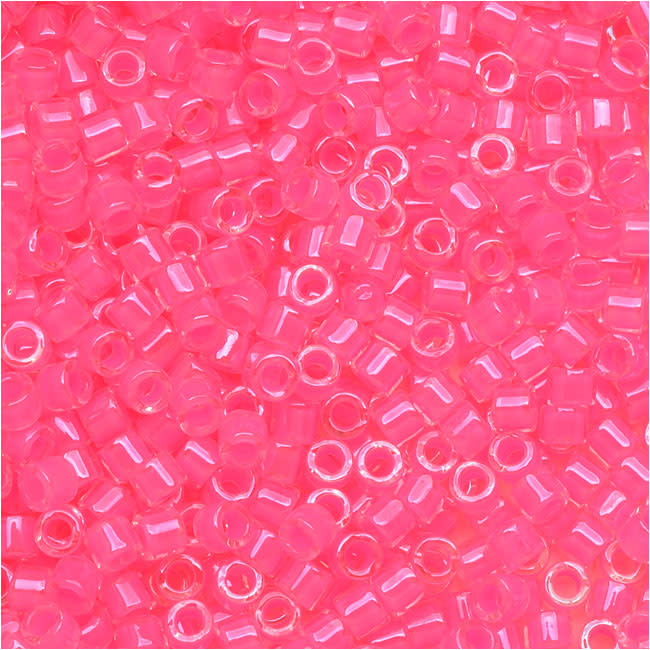 Miyuki Delica Seed Beads, 10/0 Size, Luminous Cotton Candy (7.2 Grams)