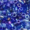 Miyuki Delica Seed Beads, 10/0 Size, Mix Blue Tones (7.2 Grams)