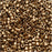 Miyuki Delica Seed Beads, 15/0 Size, Metallic Bronze DBS022 (4 Grams)