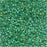 Miyuki Delica Seed Beads, 15/0 Size, Matte Light Green AB DBS858 (4 Grams)