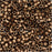 Miyuki Delica Seed Beads, 15/0 Size Matte Metallic Gold DBS322, Bulk Bag (50g)