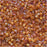 Miyuki Delica Seed Beads, 15/0 Size Matte Light Brown AB DBS853, Bulk Bag (50g)