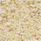 Miyuki Delica Seed Beads, 15/0 Size Matte Opaque Cream AB DBS0883, Bulk Bag (50g)
