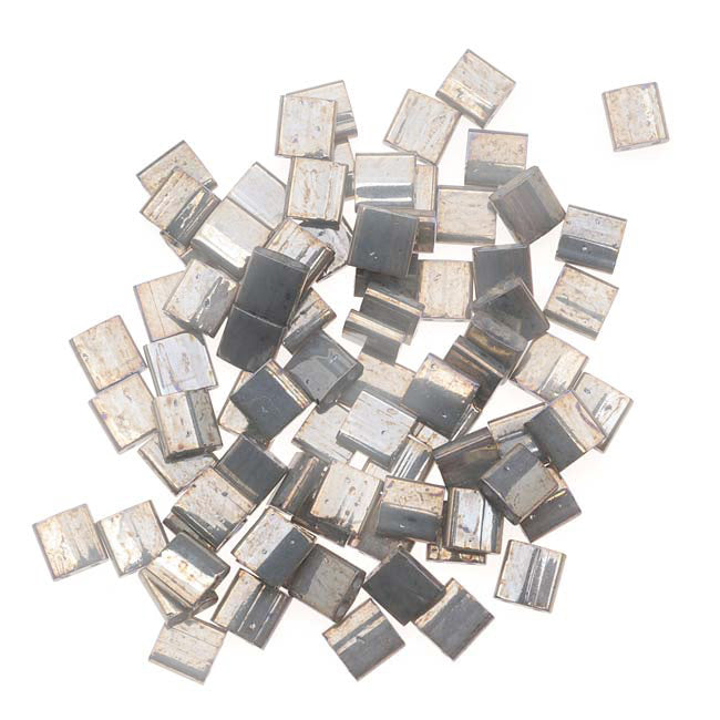 Miyuki Tila 2 Hole Square Beads 5mm 'Galvanized Grey Luster' 7.2 Grams