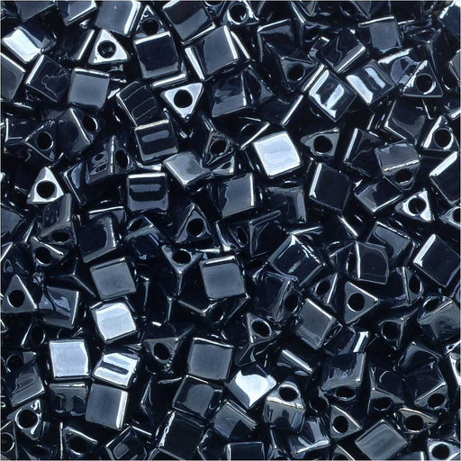 Miyuki, Sharp Triangle Beads 8/0, Gunmetal (7.2 Grams)