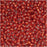 Miyuki Round Seed Beads, 11/0 Size, #11 Transparent Ruby Silver Lined (8.5 Gram Tube)