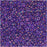 Miyuki Round Seed Beads, 11/0 Size, #352 Purple Lined Aqua (8.5 Gram Tube)